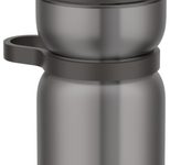 MEPAL Trinkflasche Flip Sport graphite black 0,6 l