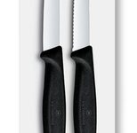 VICTORINOX Gemüsemesser Swiss Classic 8 cm, schwarz