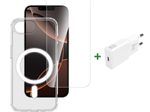 4smarts 3in1 Premium Starter Set für Apple iPhone 16e MagSafe-kompatibel