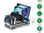 4smarts Ladestation Team 100W 5C/1A inkl. 6 Kabel, spacegrau