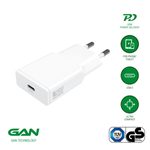 4smarts Netzladegerät PDPlug Slim 25W GaN 1C weiß