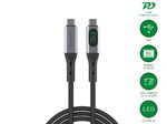 4smarts USB4 Kabel DigitCord Enterprise 240W 1,5m, schwarz