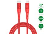 4smarts USB-C Kabel PrimeCord 60W 1,5m, rot