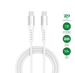 4smarts USB-C Kabel PrimeCord 60W 1,5m, weiß