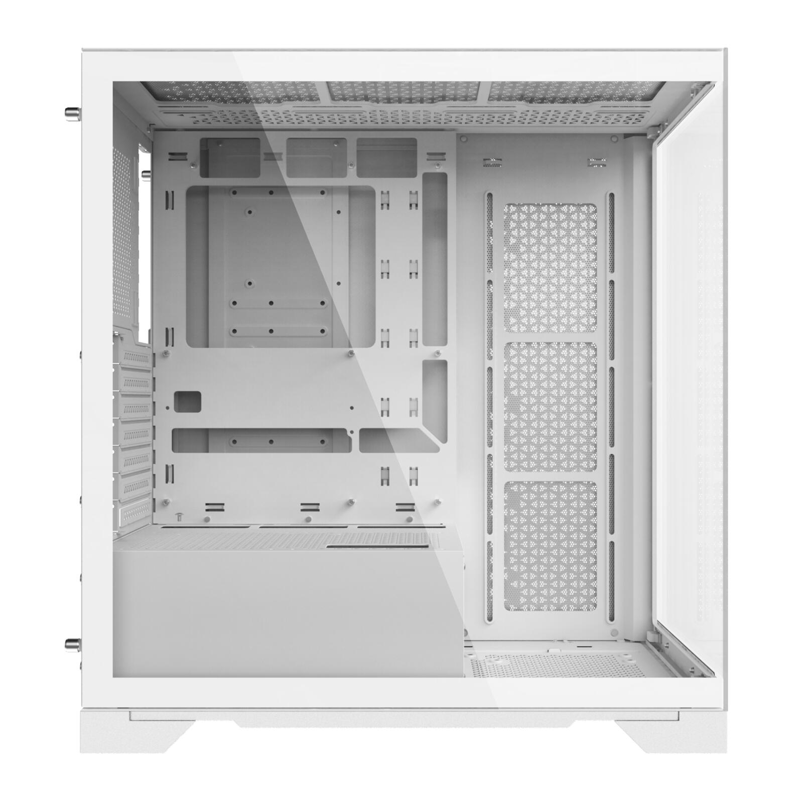 ADATA XPG PC-Gehäuse Invader X Midi-Tower ohne Lüfter weiß