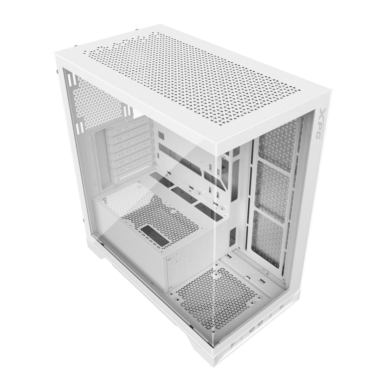 ADATA XPG PC-Gehäuse Invader X Midi-Tower ohne Lüfter weiß