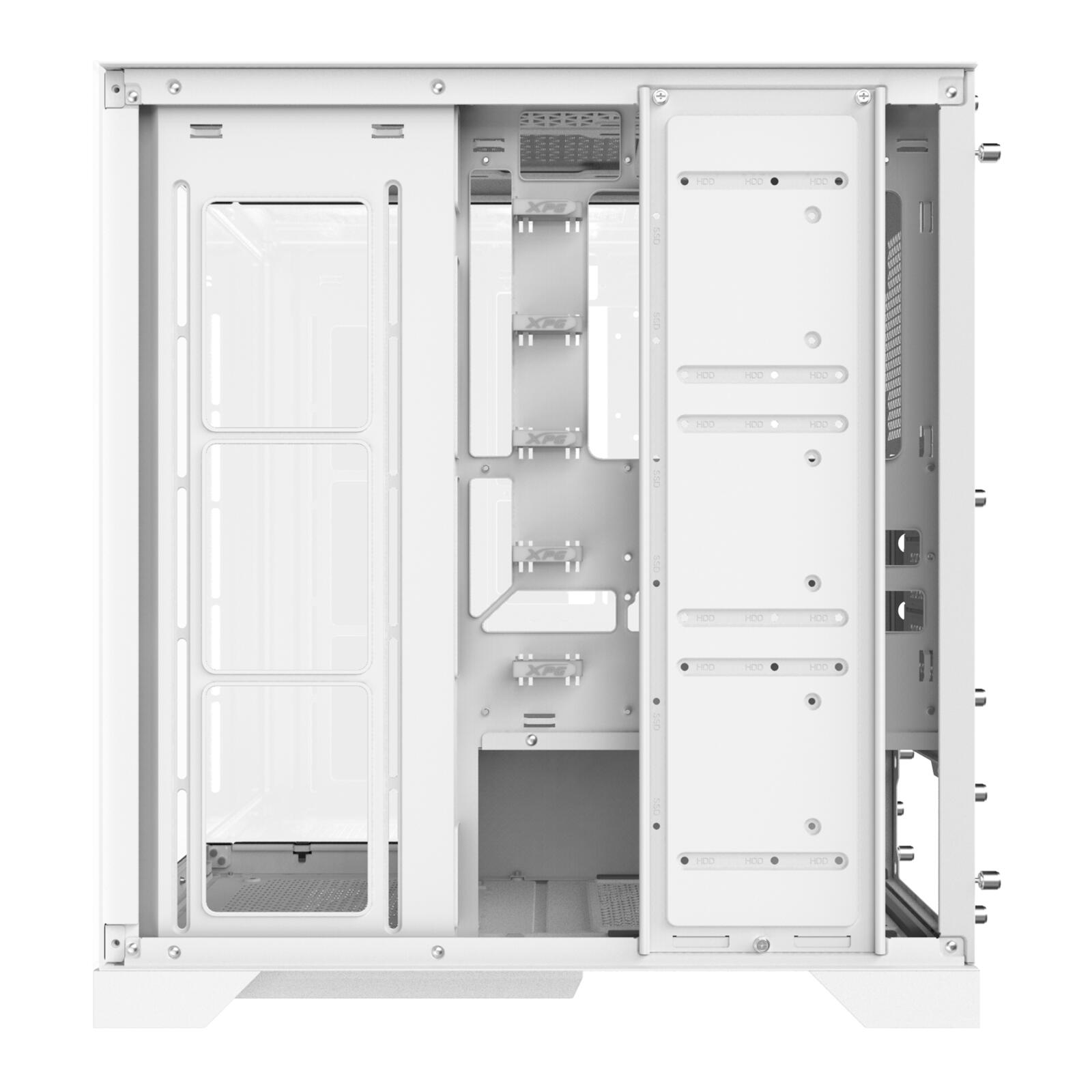 ADATA XPG PC-Gehäuse Invader X Midi-Tower ohne Lüfter weiß