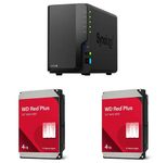 Synology DiskStation DS225+ 8TB (2x 4TB) WD Red Plus NAS Festplatte