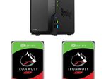 Synology DiskStation DS225+ 16TB (2x 8TB) Seagate IronWolf® NAS Festplatte