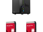 Synology DiskStation DS225+ 16TB (2x 8TB)  WD Red Plus NAS Festplatte