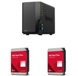 Synology DiskStation DS225+ 16TB (2x 8TB)  WD Red Plus NAS Festplatte