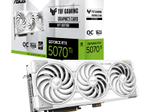ASUS TUF Gaming GeForce RTX 5070 Ti 16GB GDDR7 BTF OC Edition Gaming Grafikkarte Weiß