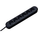 Bachmann SMART Steckdosenleiste 6 AC-Ausgänge, Schwarz