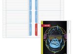 ROTH Hausaufgabenheft Cool Monkey für clevere Faule liniert DIN A5
