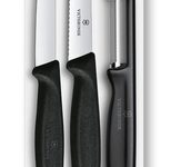 VICTORINOX Küchenmesser + Sparschäler Swiss Classic silber, schwarz