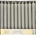 Starpak Tafelkerzen, 19,6cm, grau