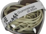M&M Gummringe in Herzdose, 20 Stück, naturweiß