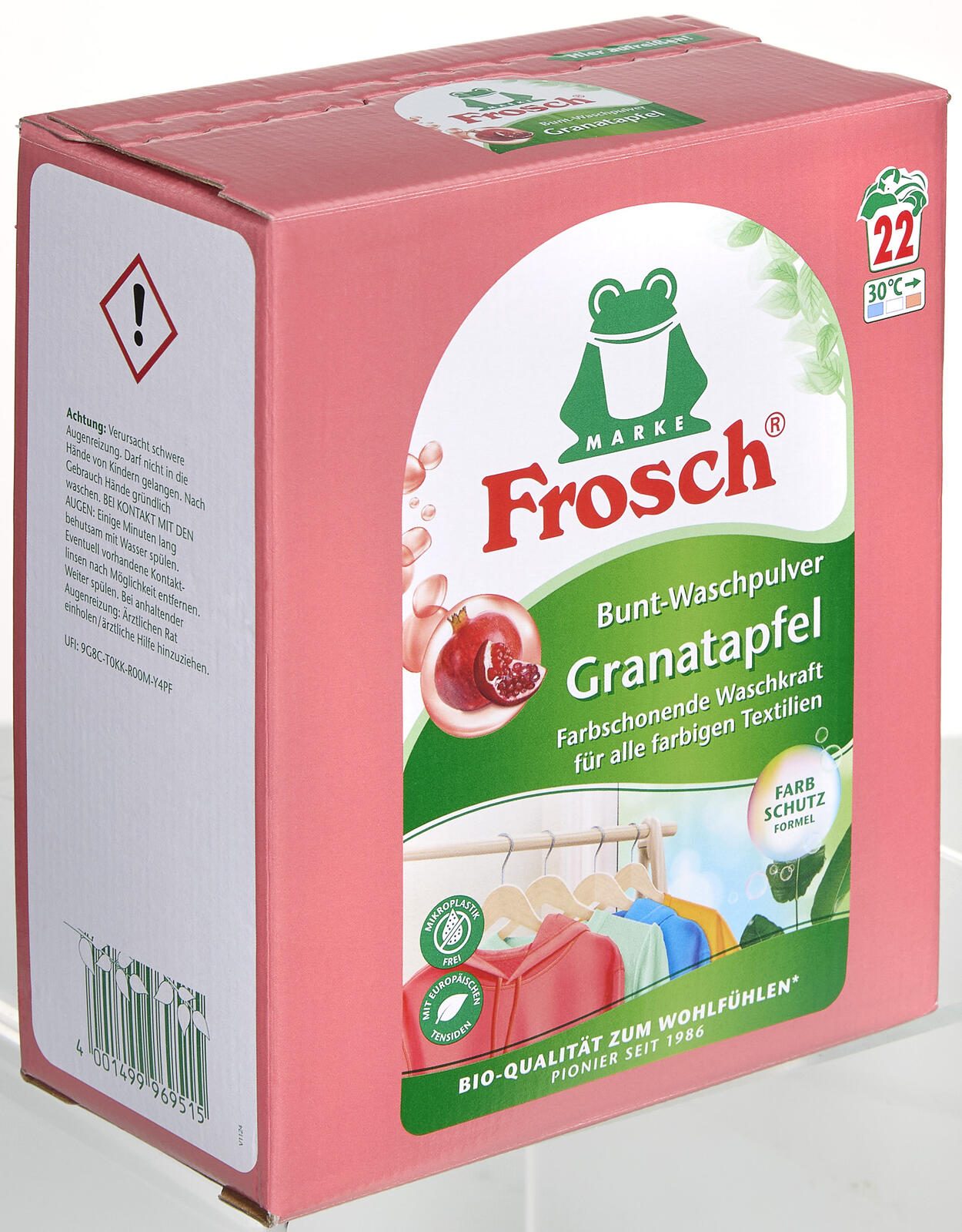 Frosch® Granatapfel Waschmittel Pulver, 1,45 kg