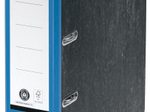 LEITZ Ordner Rückenbreite 8 cm DIN A4 blau mamoriert
