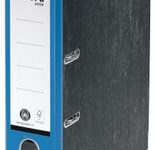 LEITZ Ordner Rückenbreite 8 cm DIN A4 blau mamoriert
