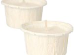 Papstar Teelichter, 2,5cm, weiß