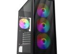 Sharkoon PC-Gehäuse VK4 Rainbow ATX Midi-Tower schwarz