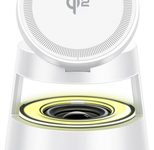 4smarts Qi2 Charging Station Aura Sound, weiß