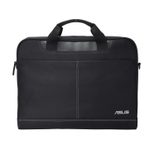 ASUS Nereus Laptoptasche (bis 16 Zoll, gepolstert, wasserfest, leicht, für Notebooks) schwarz