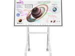 Samsung Flip Pro WM65B Flipchart 165 cm 65 Zoll inkl. Neomounts MOVE Go Flip FL50-515WH1 rotierbaren Rollwagen