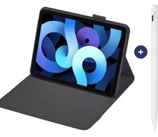 4smarts Schutzhülle DailyBiz für Apple iPad 11" (A16, 2025) / iPad 10,9" (10. Gen) schwarz & Eingabestift Pencil Pro 3