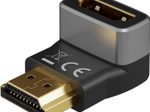 goobay HDMI Winkeladapter HDMI-A-Stecker / HDMI-A-Buchse