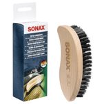 SONAX Reinigungsbürste braun, schwarz Holz