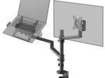 goobay Laptop-Monitor-Halterung schwarz
