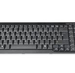 DIGITUS kabelgebundene Tastatur passend für DIGITUS TFT-Konsolen - QWERTZ DE - schwarz