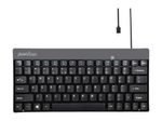 Perixx PERIBOARD-422 kabelgebundene Mini Tastatur - QWERTZ DE - schwarz
