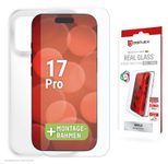 DISPLEX Panzerglas + Schutzhülle für Apple iPhone 17 Pro