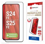 DISPLEX Premium Glas (Full Cover) für Samsung Galaxy S25 FE/S24 FE