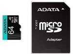 ADATA Premier Pro V30S microSDXC UHS-I Speicherkarte 64 GB mit SD-Adapter