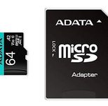 ADATA Premier Pro V30S microSDXC UHS-I Speicherkarte 64 GB mit SD-Adapter