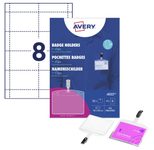 AVERY Zweckform Namensschilder, transparent  9 x 6 cm