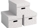 LEITZ Aufbewahrungsboxen 26,5 x 36,5 x 20,5 cm, weiß