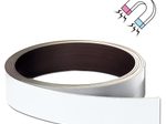 FRANKEN Magnetband selbstklebend 1,0 x 10,0 (cm x m) weiß