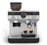 Krups XP801T10 Precision Siebträgermaschine - schwarz/silber
