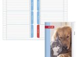 ROTH Hausaufgabenheft Hund und Katze für clevere Faule liniert DIN A5