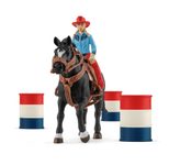 Schleich® Barrel Racing mit Cowgirl 42576