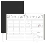 ZETTLER KALENDER Buchkalender Wochenplaner 2026 schwarz, 1 St.
