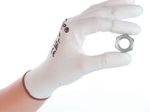 HYGOSTAR Arbeitshandschuhe Ultra Flex Finger 7 weiß