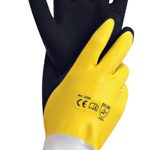 HYGOSTAR Arbeitshandschuhe Wet Protect 7 schwarz, gelb