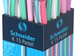 Schneider Kugelschreiber K15 pastell farbsortiert 0.6 mm Schreibfarbe: blau
