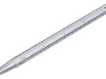 TROIKA® Kugelschreiber CONSTRUCTION BASIC silber Schreibfarbe: schwarz